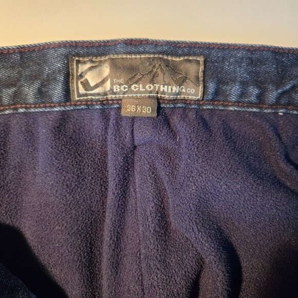 B.C. Clothing Thick Winter Lined Jeans - Picture 2 of 7